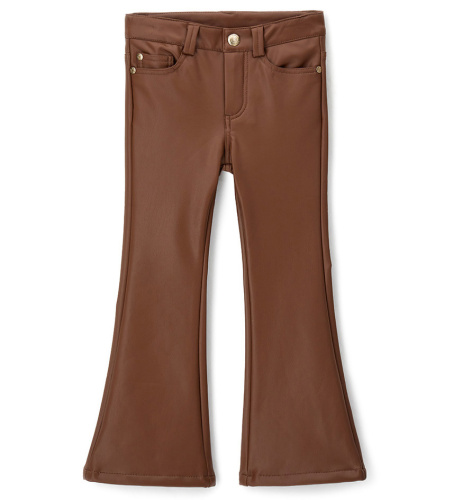 Брюки, экокожа для девочки