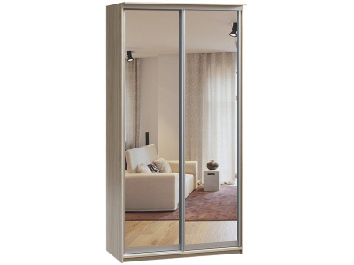 Шкаф-купе Байкал 2-120x240 Дуб Сонома 2 зеркала