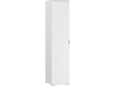 Распашной шкаф Стелла 1-50x220 Белый