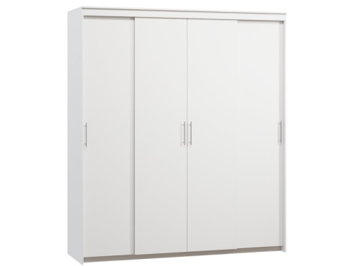Шкаф-купе Тебар 4-200x230 Белый без зеркал