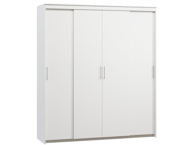 Шкаф-купе Тебар 4-200x230 Белый без зеркал