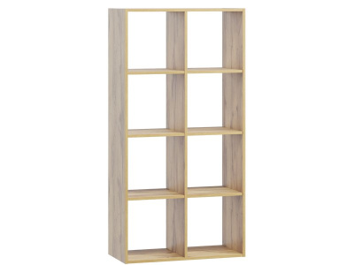 Стеллаж Кейн 1-75x149 Дуб Золотистый