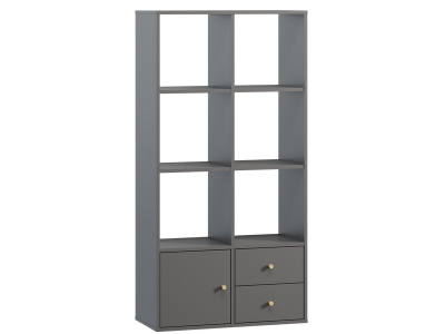 Стеллаж Кейн 3-75x149 Графитовый