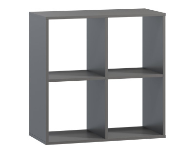 Стеллаж Кейн 4-75x75 Графитовый