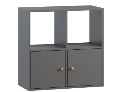 Стеллаж Кейн 5-75x75 Графитовый