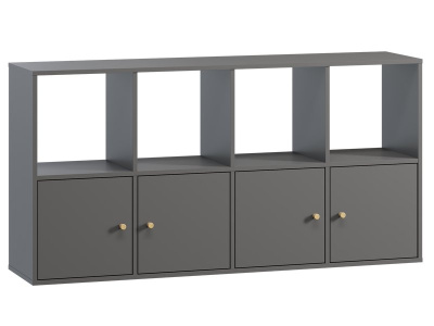 Стеллаж Кейн 1-149x75 Графитовый