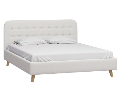 Кровать Динс 180 Букле Молочный