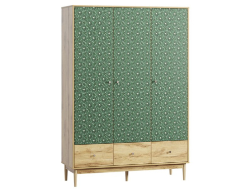 Распашной шкаф Тайрон 3-140x200 Атом