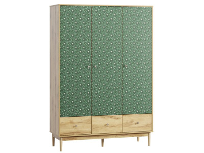 Распашной шкаф Тайрон 3-140x200 Атом