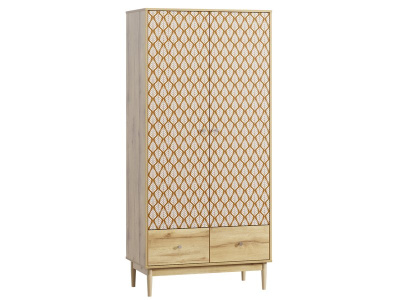 Распашной шкаф Тайрон 2-95x200 Розетта