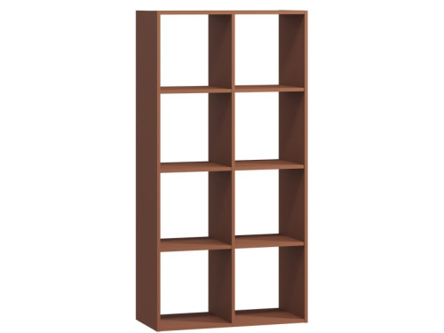 Стеллаж Кейн 1-75x149 Терракотовый