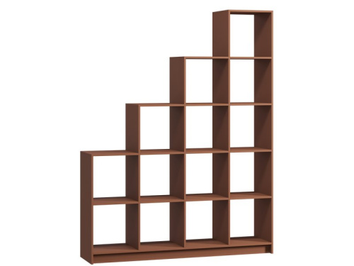 Стеллаж Бруно 2-162x210 Терракотовый