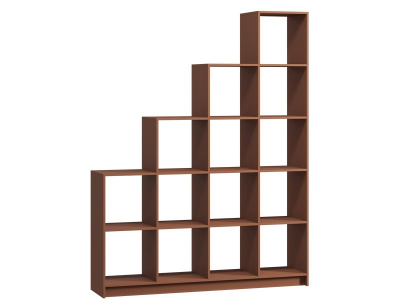 Стеллаж Бруно 2-162x210 Терракотовый