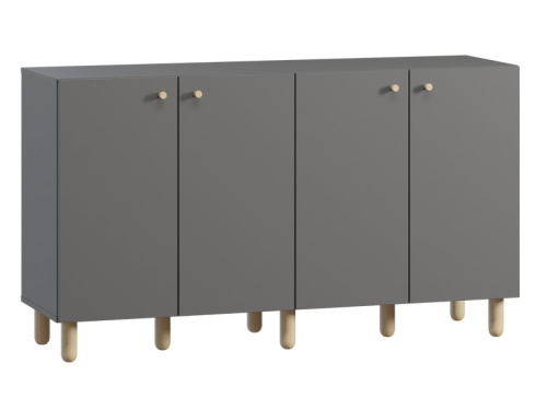 Тумба Ханна 140x80 Графитовый