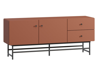 ТВ-тумба Шелби 158x67 Терракотовый