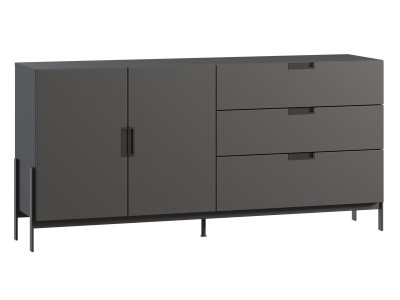 Тумба Лигес 183x87 Графитовый