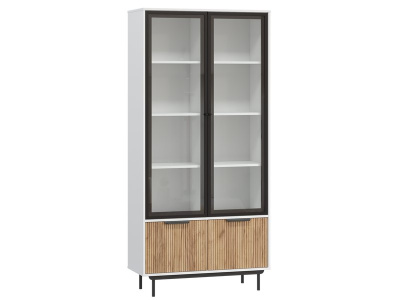 Витрина Леванте 2-97x205 Белый
