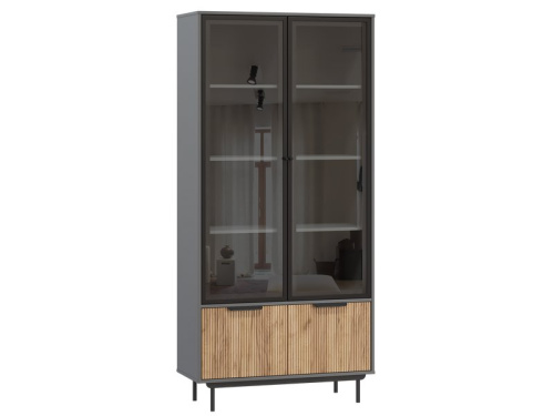 Витрина Леванте 2-97x205 Графитовый