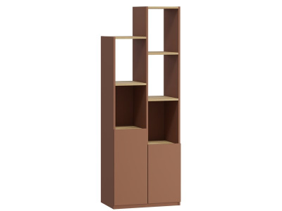 Стеллаж Матис 1-57x162 Терракотовый