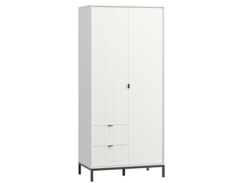 Распашной шкаф Трейвис 2-93x205 Белый