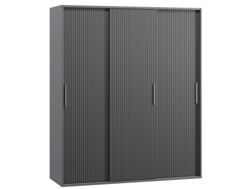 Шкаф-купе Беррингтон 3-177x210 Графитовый