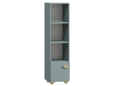 Стеллаж детский Тесси 37x145 Серо-зеленый