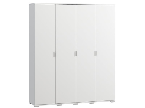 Распашной шкаф Стелла 4-160x190 Белый