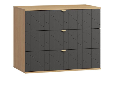 Комод Монблан 93x76 Грань Графитовый
