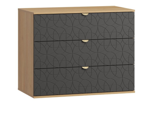 Комод Монблан 93x76 Ритм Графитовый