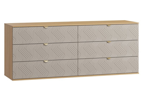 Комод Монблан 185x76 Косы Латте