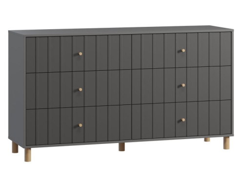 Комод Моррис 163x90 Графитовый