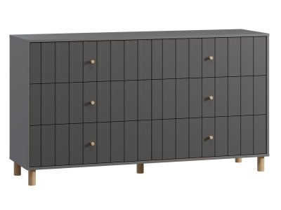 Комод Моррис 163x90 Графитовый