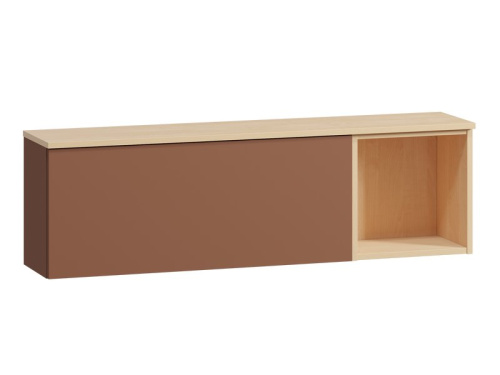 Полка Элвуд 120x36 Терракотовый