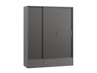 Шкаф-купе Беррингтон 3.1-177x220 Графитовый