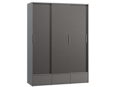 Шкаф-купе Беррингтон 3.1-207x240 Графитовый