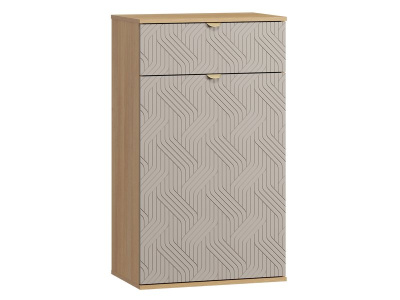 Обувница Монблан 63x110 Косы Латте