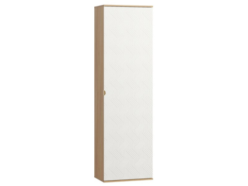 Распашной шкаф Монблан 1.2-63x214 Косы Белый