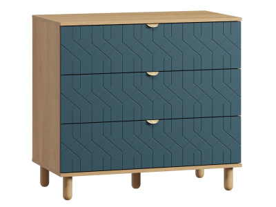 Комод Теджонс 93x85 Деко Аквамарин