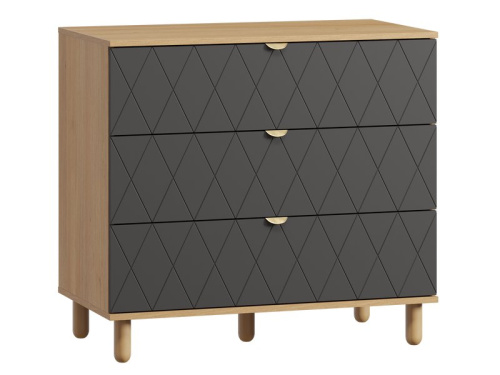 Комод Теджонс 93x85 Ромб Графитовый