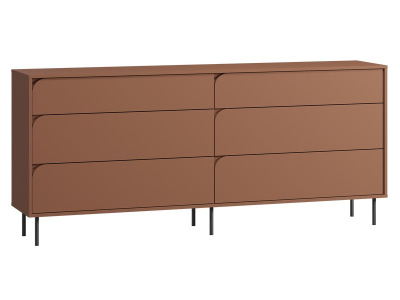 Комод Блест 200x87 Терракотовый