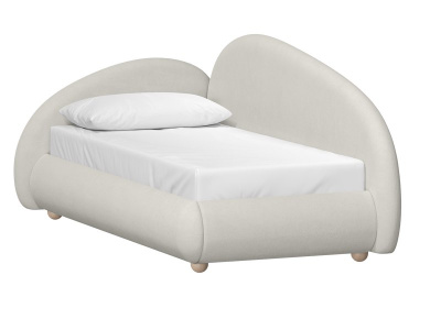 Кровать Табия 90 Шенилл Молочный