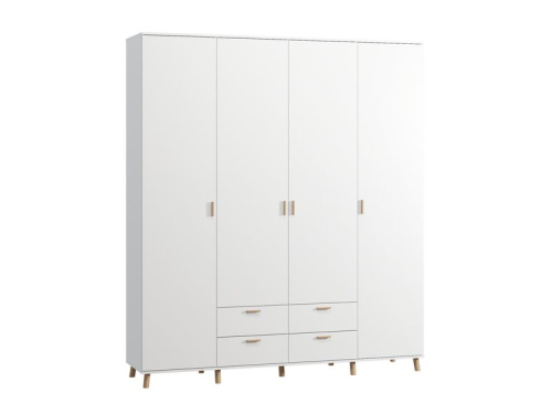 Распашной шкаф Пронто 4.1-210x240 Белый