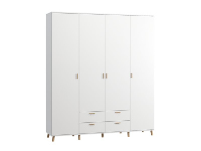 Распашной шкаф Пронто 4.1-210x240 Белый