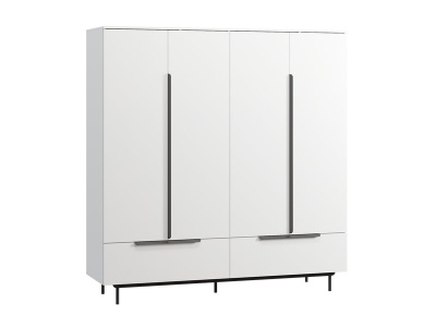 Распашной шкаф Квелен 4-192x200 Белый