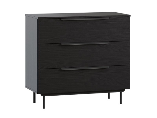 Комод Квелен 96x89 Черный древесный