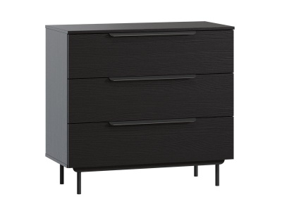 Комод Квелен 96x89 Черный древесный