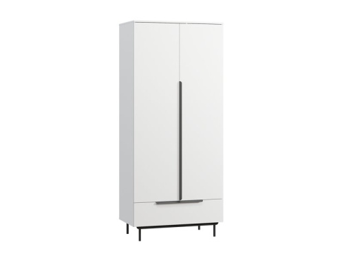 Распашной шкаф Квелен 2-96x220 Белый