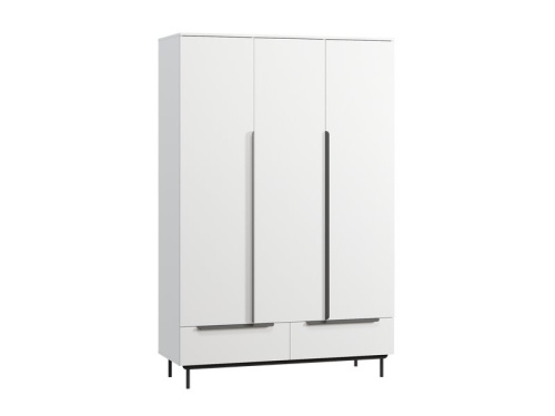 Распашной шкаф Квелен 3-144x220 Белый
