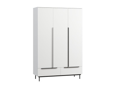 Распашной шкаф Квелен 3-144x220 Белый
