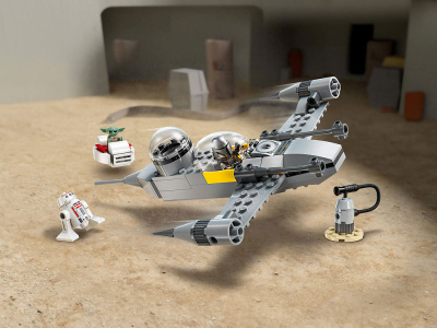 Star Wars 75410 Конструктор Звездный истребитель N-1 Мандо и Грогу